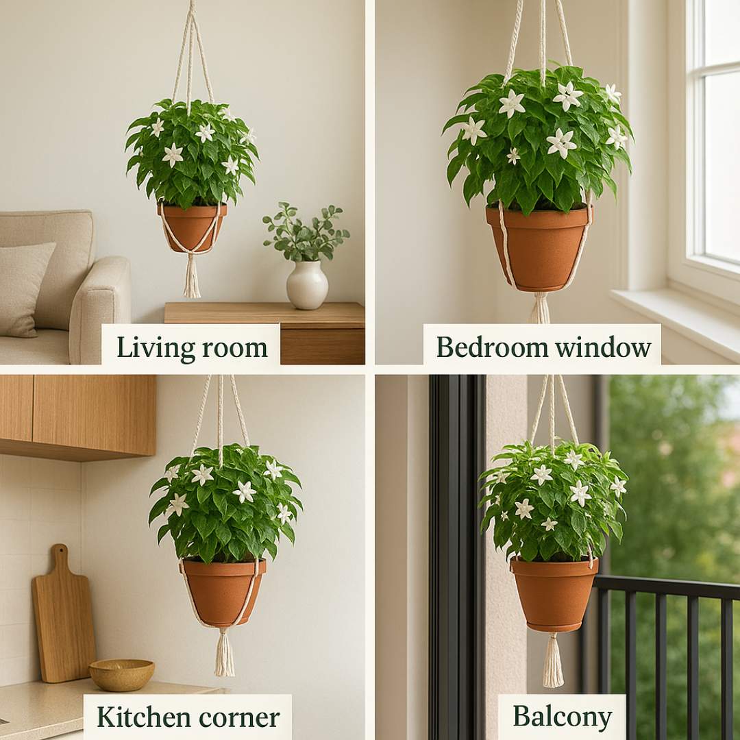 Winter-Friendly Hanging Jasmine — Dreamy Indoor Flower Seeds (Buy 1 Get 1 Free)