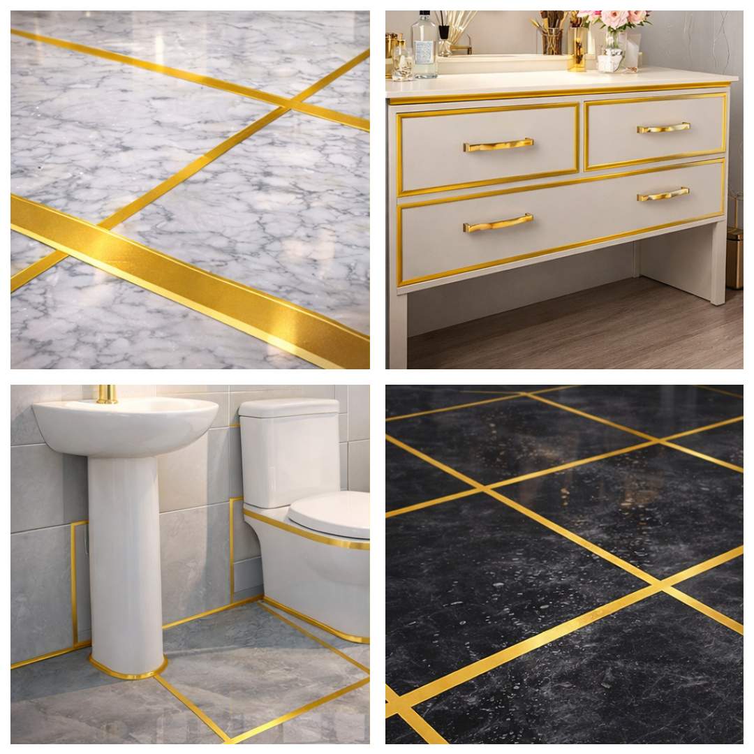 Self Adhesive Golden Decorative Border Tape