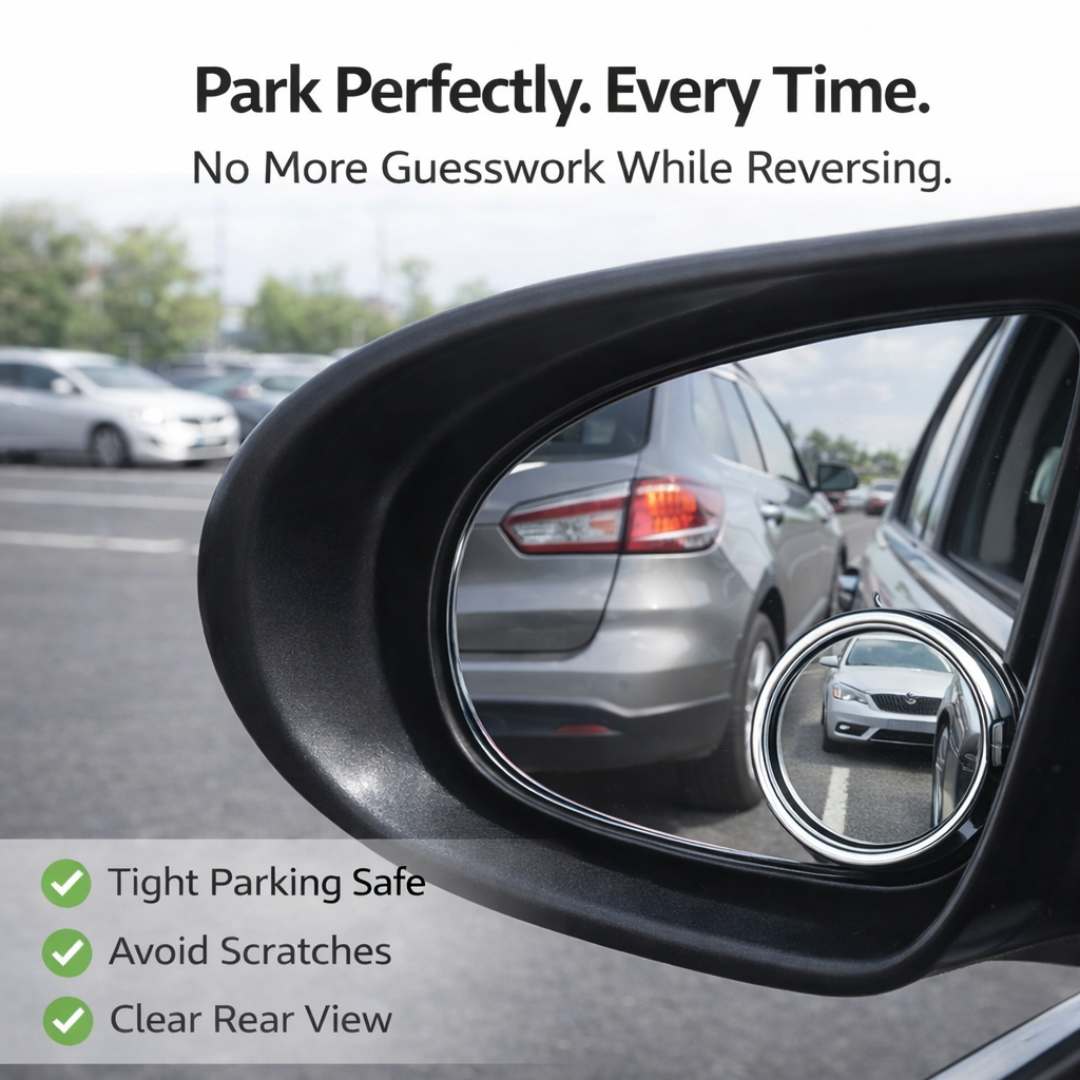 360° Wide View Blind Spot Mirror (2 pcs)