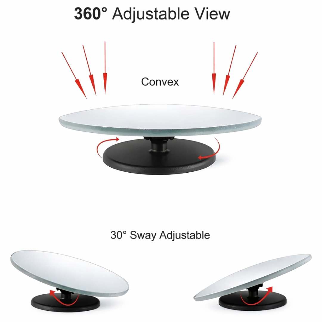 360° Wide View Blind Spot Mirror (2 pcs)