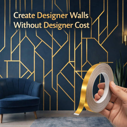 Self Adhesive Golden Decorative Border Tape