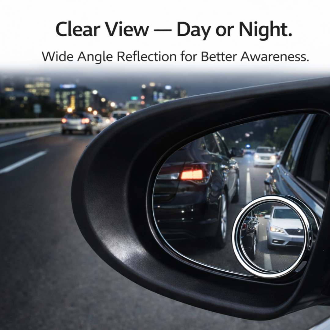 360° Wide View Blind Spot Mirror (2 pcs)