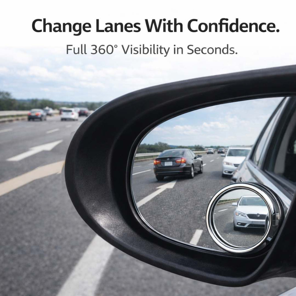 360° Wide View Blind Spot Mirror (2 pcs)
