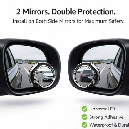 360° Wide View Blind Spot Mirror (2 pcs)
